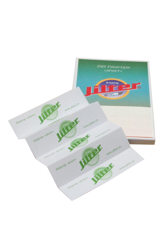 Jilter® Filtertips Grün SHORT (10er Pack) – 10 x 150 Eindrehfilter 14mm