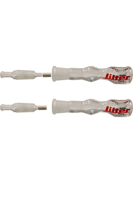 Jilter® Glass-Pipe | Original Glaspfeife mit 42 Filtern