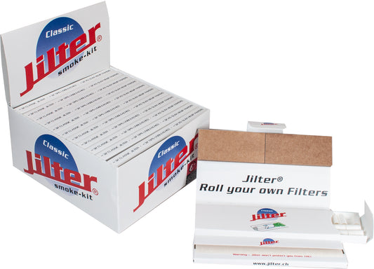 Jilter smoke-kit Display | 12x All-in-One Booklets unbleached